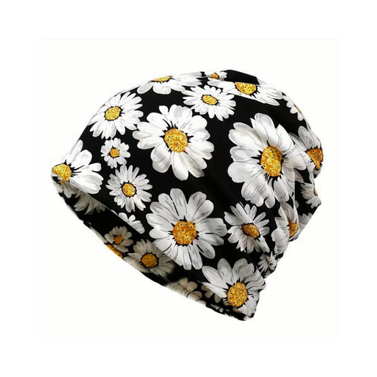 DAISY PRINT CHEMO CAP