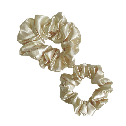 SATIN SCRUNCHIES 2PK