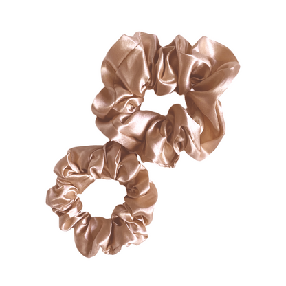 SATIN SCRUNCHIES 2PK