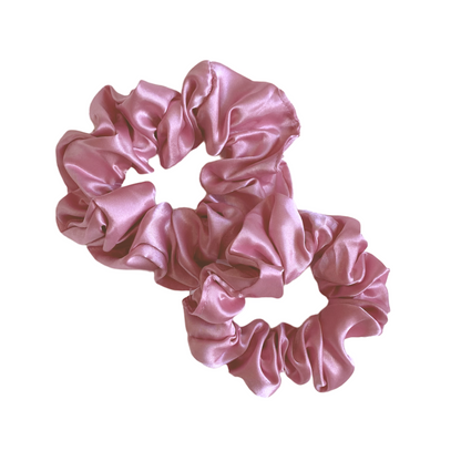 SATIN SCRUNCHIES 2PK